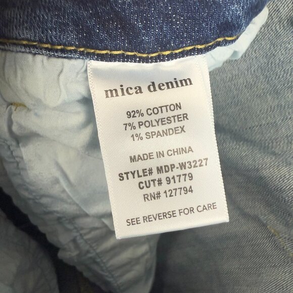 Women's Barrel Leg Jeans Size 25 Blue High RIse Baggy Ankle Denim Cotton Blend - Picture 5 of 6